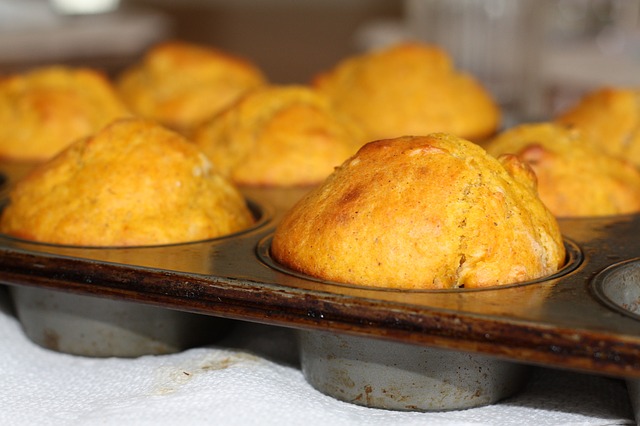 muffins από κολοκύθα και cottage cheese